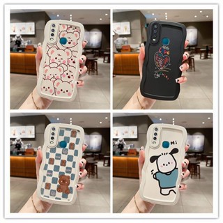 เคส vivo y17 เคสนิ่ม ลายการ์ตูนคลื่น สําหรับ vivo y11 vivo u10 vivo y12 y15 y17