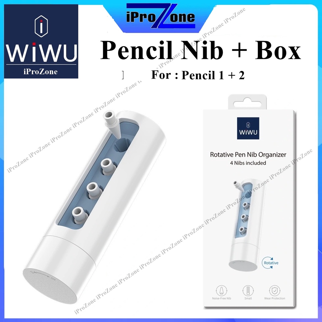 Combo 4 Wi-Fi Pencil Nib Stylus สําหรับ Apple Pencil 1 &amp; 2 / WIWU Pencil Pro / ดินสอ W. ดินสอเปลี ่ ยน Nib