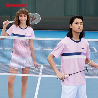 Kawasakibadminton Jersey K1C01-A1937&amp;K1C01-A2937 เสื้อยืดลําลอง ระบายอากาศ แห้งเร็ว สําหรับผู้ชาย และผู้หญิง