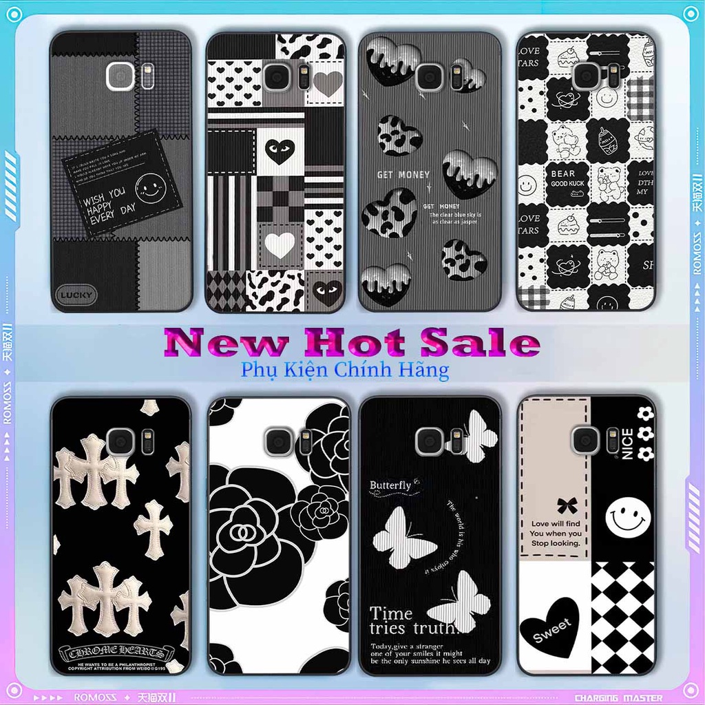 เคส Samsung S6 / S6 EDGE / S7 / S7 EDGE ลายขาวดํา