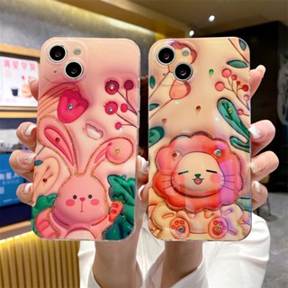 การ์ตูนน่ารัก เสือกระต่าย เคสไอโฟน 14 Pro Max iPhone 13 Pro Max 12 pro max 11 pro max  7Plus 8Plus XR XS Max x/xs Case เคสโทรศัพท์ใหม่ ซิลิโคนป้องกันการตก ซองโทรศัพท์