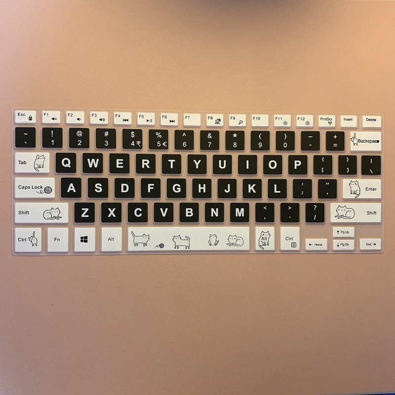 สติกเกอร์ติดแป้นพิมพ์แล็ปท็อป 14 นิ้ว สําหรับ Dell Inspiron Latitude Vostro 3459 3465 3462 3465 3468 3470 3473 3476 3478 3480 3481 3482 3490 3493 3567