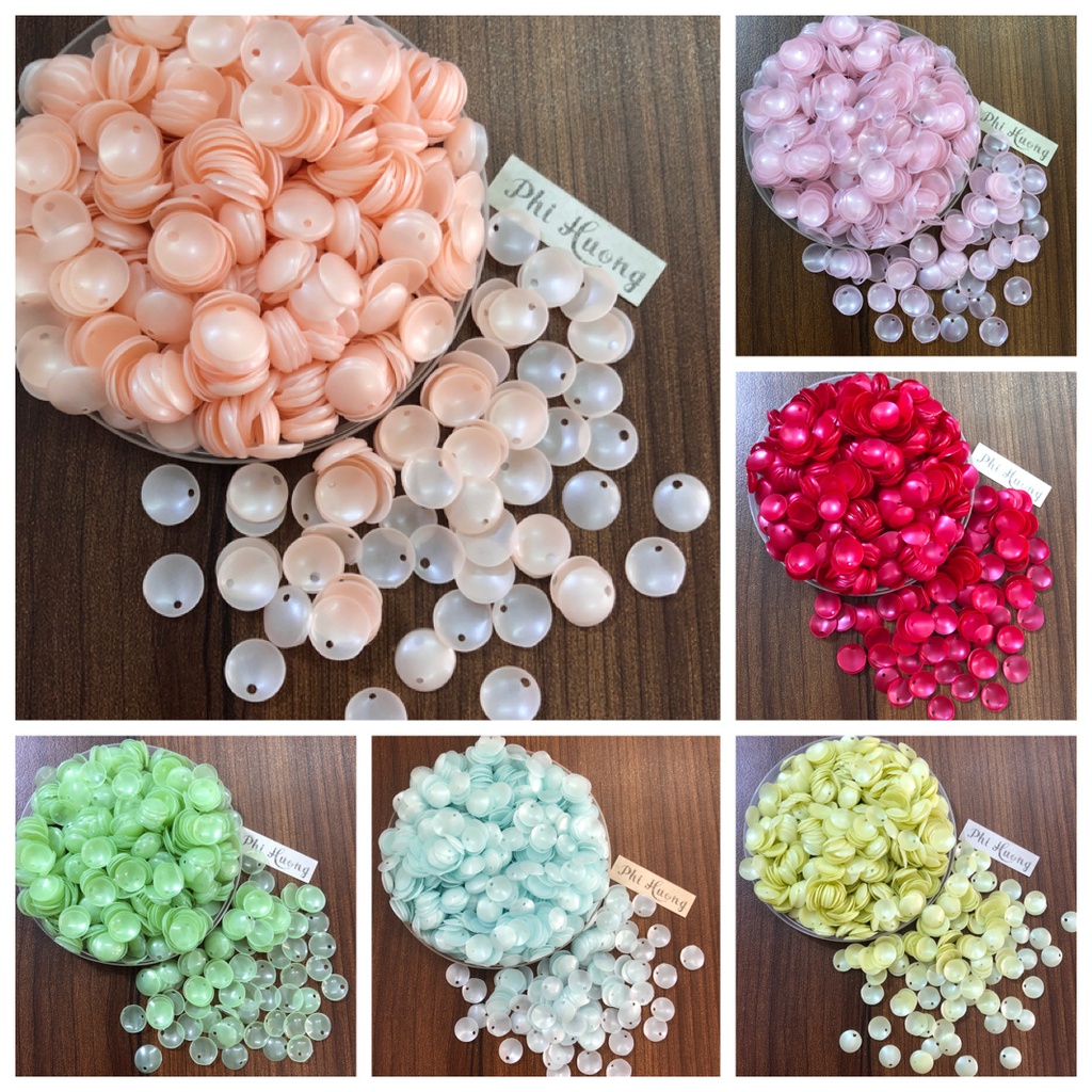 บน แพคเกจเลื่อมโค้งสีพาสเทล 20ก พร้อมดอกไม้สําหรับชุดแต่งงานตกแต่งด้วยอุปกรณ์ทํามือ