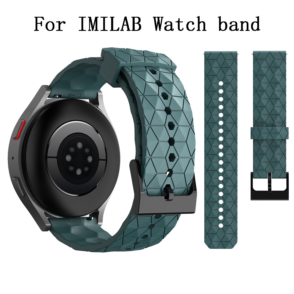 Easyfit สายนาฬิกาข้อมือซิลิโคน แบบเปลี่ยน สําหรับ IMILAB kw66 Sportwatch 22 มม. IMILAB W12 Smartwatch