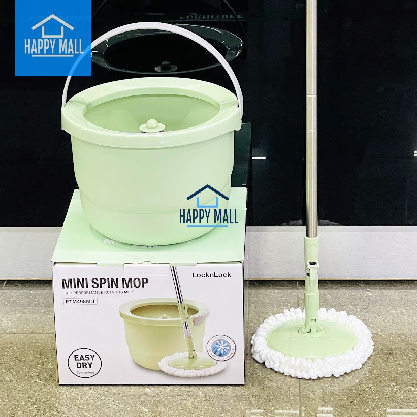 LOCK & LOCK Mini Spin Mop Lock Mop set&Lock 4 mint green Mop bo7ng ETM498MITS2 Happy Mall