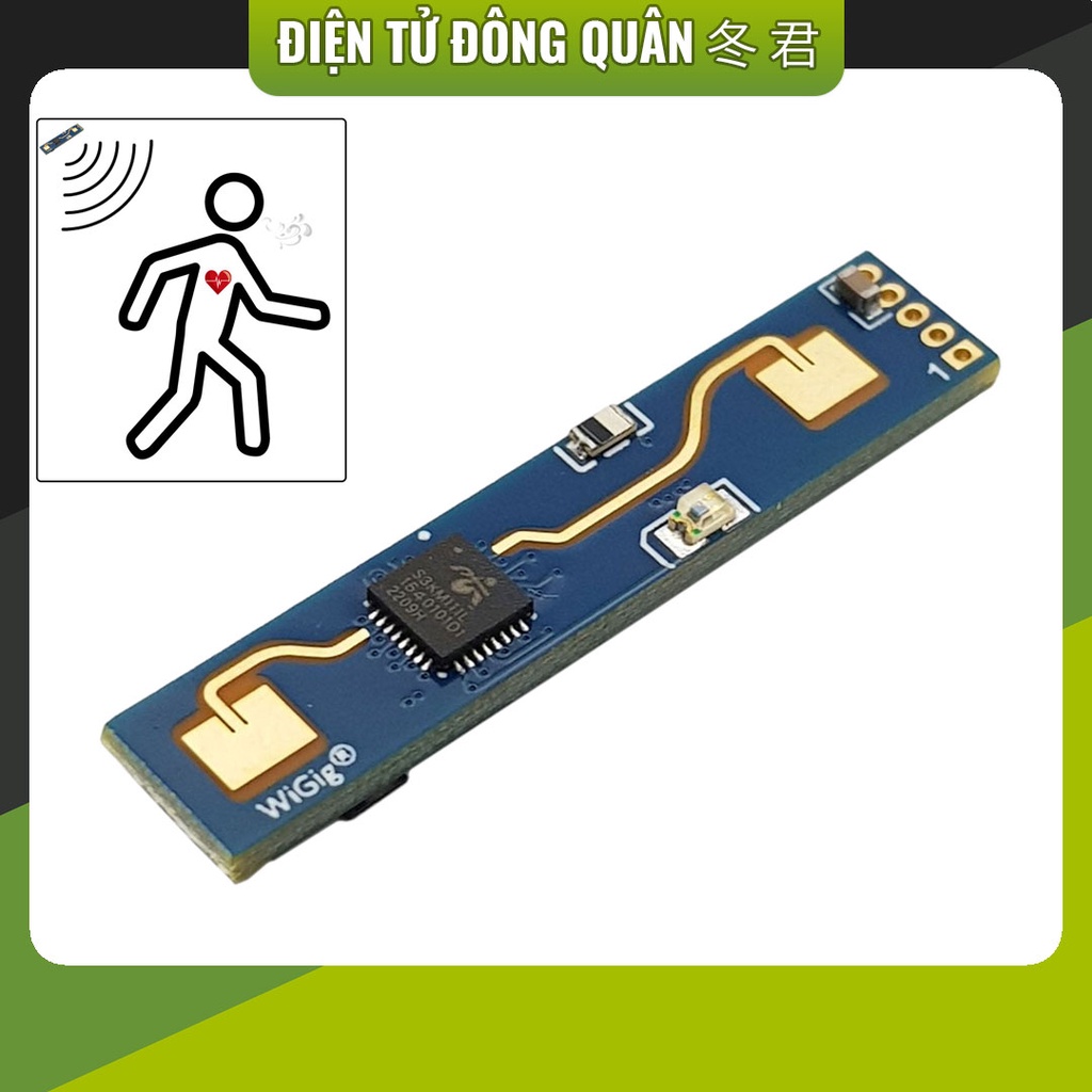 [HCM] HLK-LD2410B 5V Radar 24GHz เซ็นเซอร์เตรียมมนุษย์, เซ็นเซอร์เปิด/ปิดแสง LD2410B