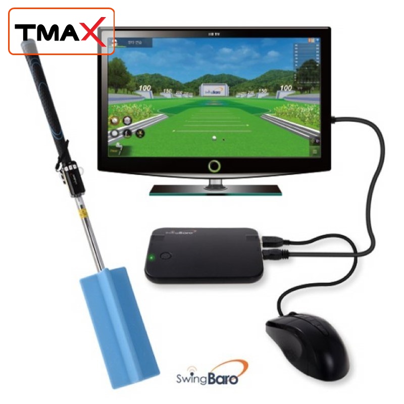 Tmax SWING BARO เกาหลี 🛒 Golf Simulator เล ่ นกอล ์ ฟง ่ ายที ่ บ ้ าน + 05 โหมดเกมสั ้ น