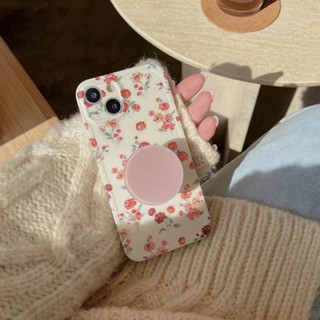 เคสโทรศัพท์มือถือ ลายดอกไม้ พร้อมขาตั้ง สําหรับ iPhone 11 12 12pro 12promax 13 13pro 13promax 14 14pro 14promax