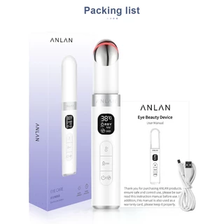ANLAN เครื่องนวดใต้ตา เครื่องนวดรอบดวงตา ระบบสั่นสะเทือน ลดริ้วรอย ลดรอยคล้ำ eye dryness