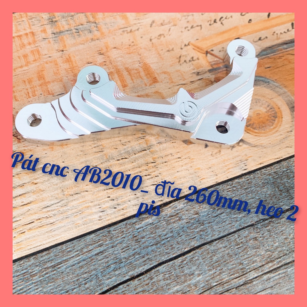 จานอลูมิเนียม Cnc_ชามหน้า ab 2010 พร้อมจาน symmetrical 2piss pig_260mm