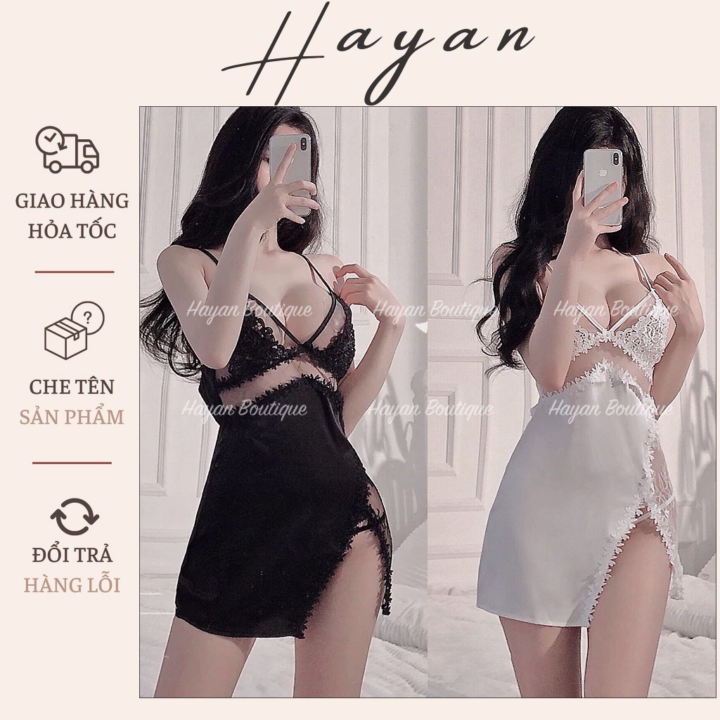 Ht97 ชุดนอนเซ็กซี่ขอบดอกไม้และร่องต้นขาสําหรับ CHIP ชุดนอนผ้าไหมเซ็กซี่พร้อมลูกไม้ HT97
