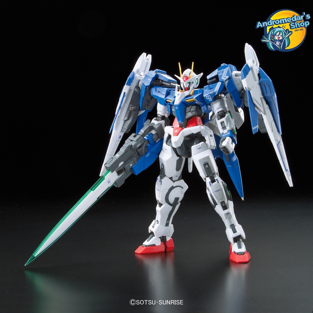 [Bandai] Real Grade 18 Gundam 00 (Double O) 1/144 RG GN-0000+GNR-010 00 Raiser Gundam Model Kits