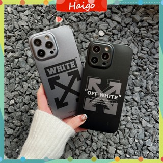 เคสโทรศัพท์มือถือ พลาสติกแข็ง ลายโลโก้ สําหรับ iPhone14 13 12 Mini 11 PRO MAX 6 6s 7 8plus SE2 X XS XR XSMAX #Hg5738