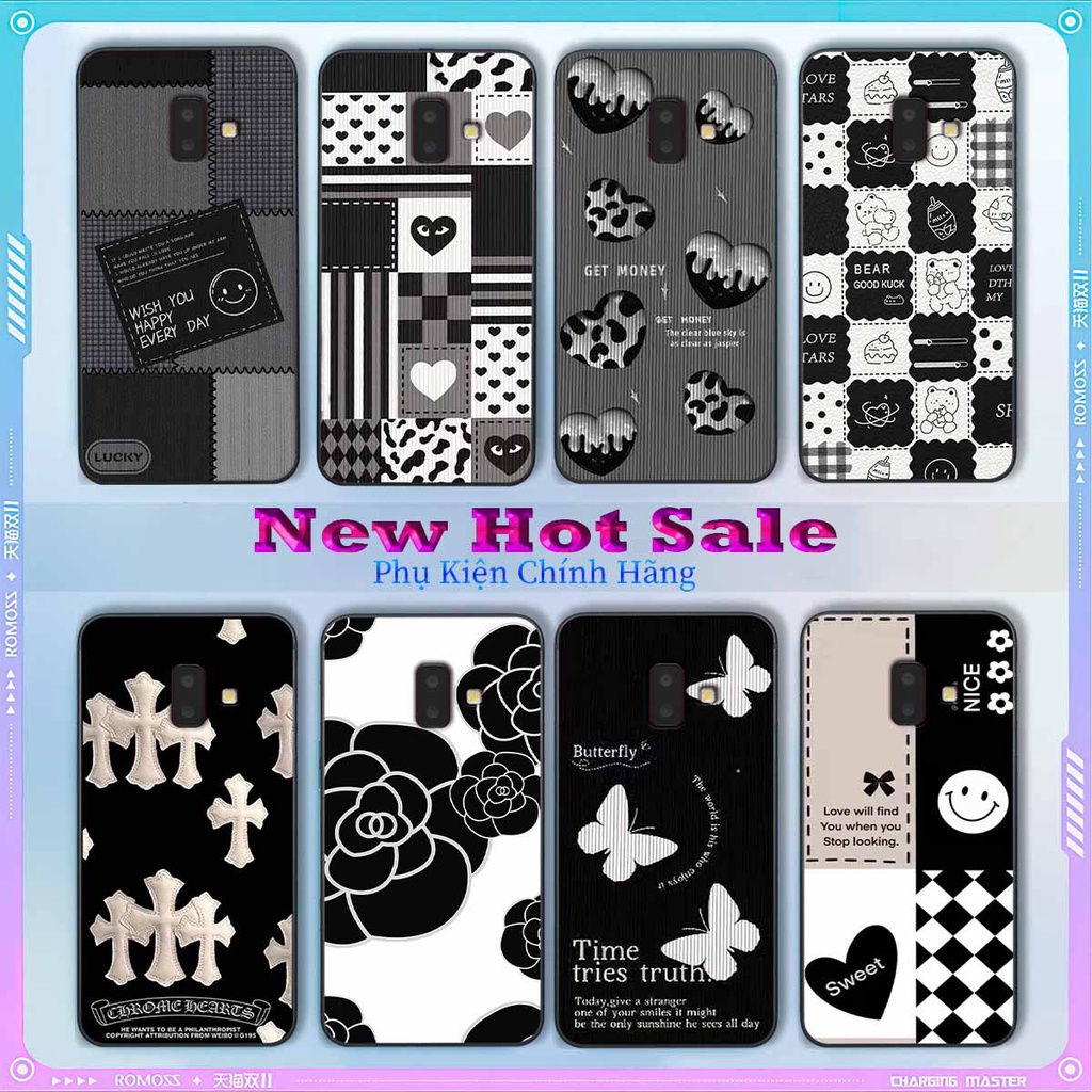 เคส Samsung J6 2018 / J6 Plus / J6+ ลายขาวดํา