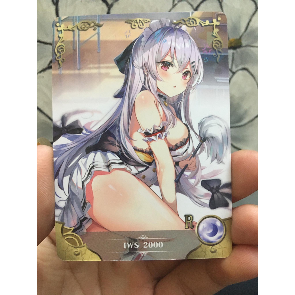 (Rain15) การ์ดมุมกลมตัวละคร IWS 2000 – Girls Frontline NS-08 – R