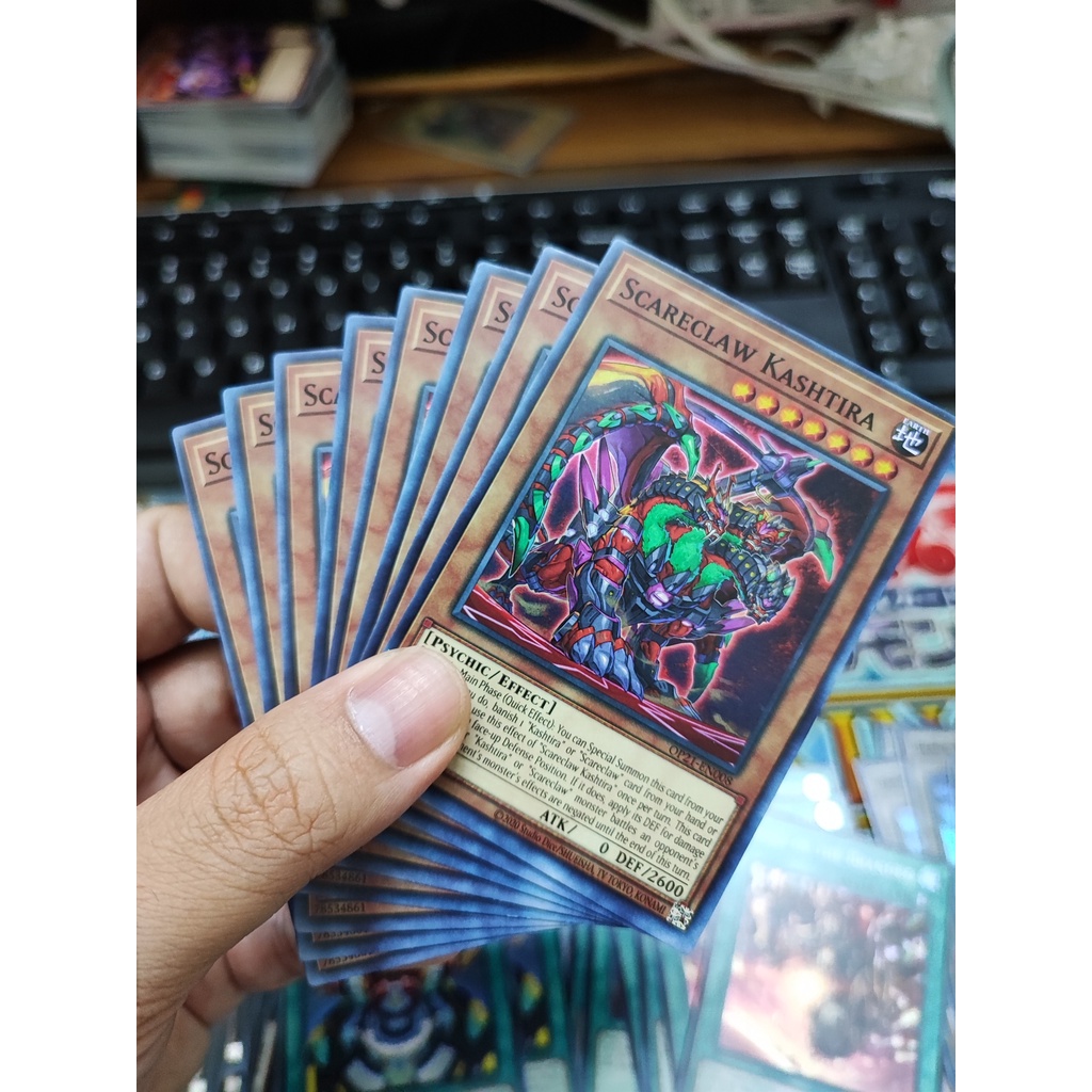 [Yugioh Funny Shop] การ์ด Scareclaw Kashtira OP21-EN008 การ์ด US Super Rare