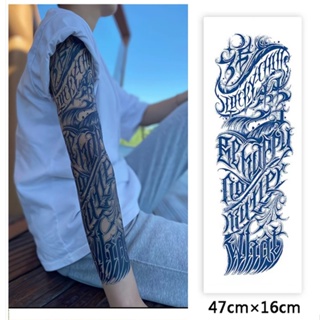 【COCO Magic tattoo】สติกเกอร์รอยสักชั่วคราว กึ่งถาวร กันน้ํา ติดทนนาน 15 วัน 47 ซม.*16 ซม.