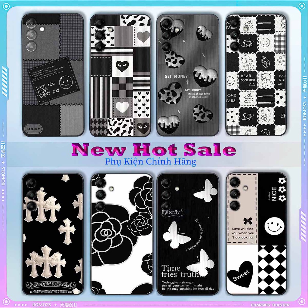 เคส Samsung A04s / A04 ลายขาวดํา