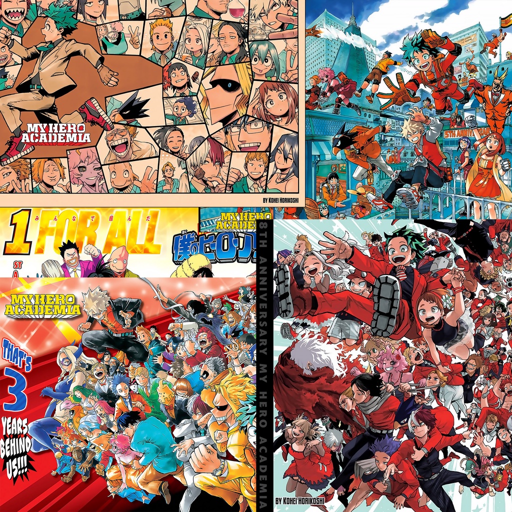 [M-MHA03] ปีสุดท้าย - โปสเตอร์ Hero Academia Anniversary - My Hero Academia