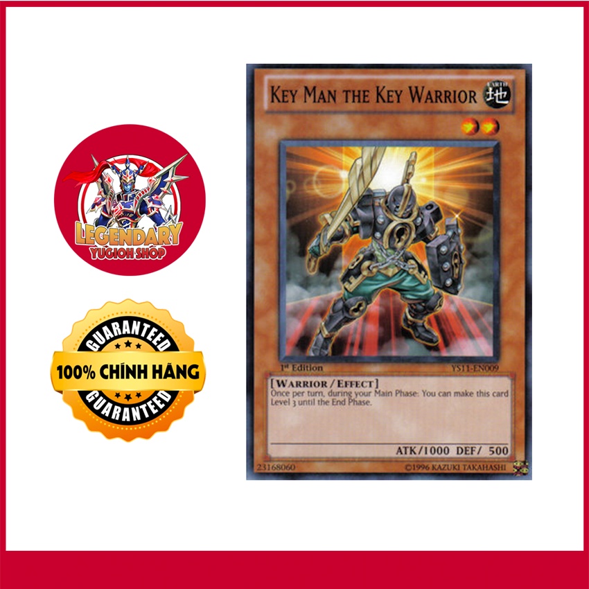 [การ์ด Yugioh ดั้งเดิม] Key Man the Key Warrior