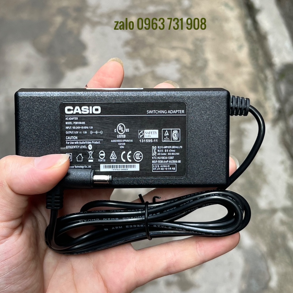 Casio 9.5v สายไฟสําหรับ CTK-2400 CTK-245 CTK-3200 CTK-3300 CTK-3350