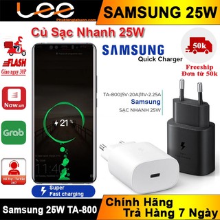 Bộ Sạc Nhanh Samsung 25W Type C Cho Máy Note 8-20.. A50,51,70,71.. S10,20,21,22 Ultra z flip 3, z flip 4, z fold 3,