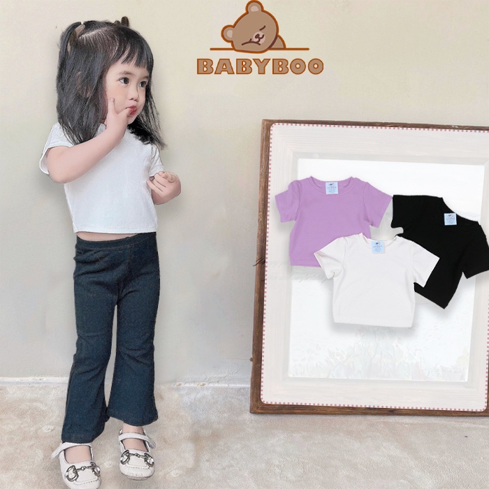 เสื้อครอปแขนกุดสําหรับสาวๆสีน่ารักเสื้อครอป - เบบี้บู