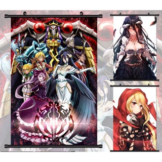 โปสเตอร์คอสเพลย์ Overlord Over Lord Ainz Ooal Gown Momonga HD ขนาด 20x30 ซม. สําหรับตกแต่งบ้าน
