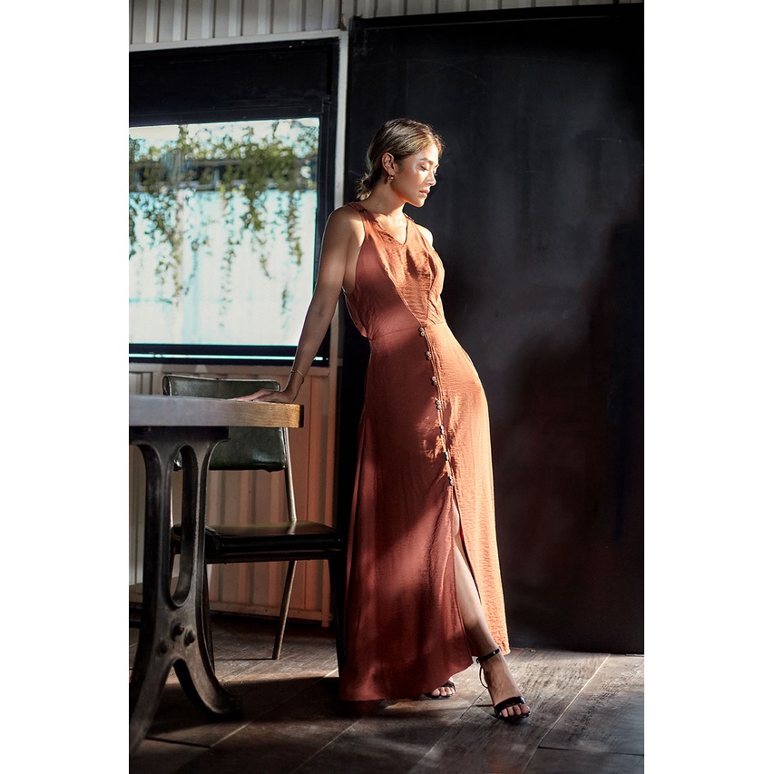 Sinhtonina Party Dress - Naomi Maxi Dress Ginger