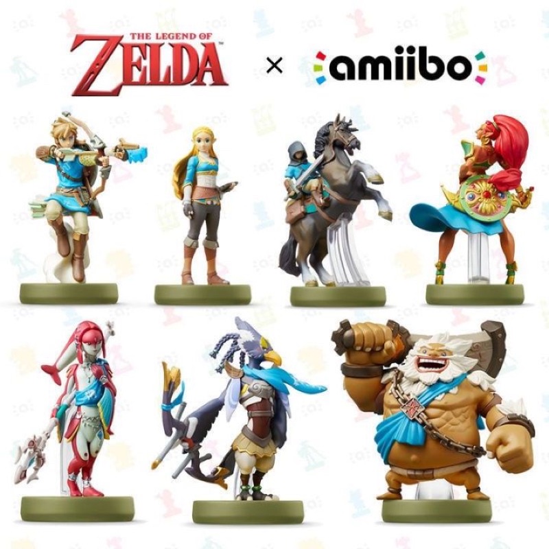 โมเดล Nintendo Switch Zelda Breath Of The Wild Game Amiibo ของแท้