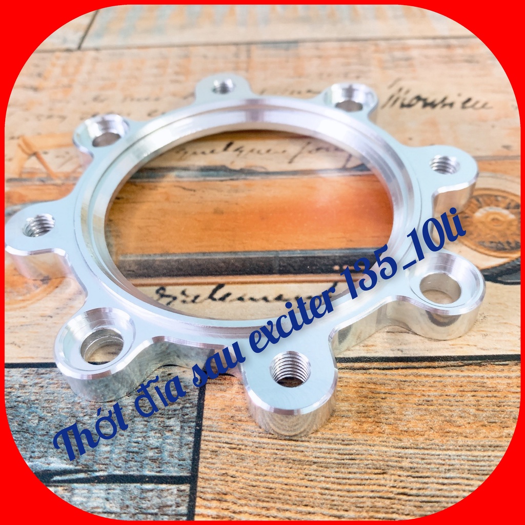 เขียงหลัง EX135, 10mm_CNC ติดตั้งบน EX135 ส้อม EX135 ทุกประเภท