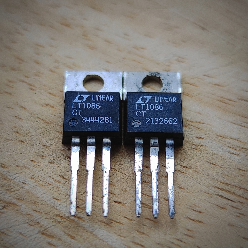 LT1086 ตัวปรับแรงดันไฟฟ้าเชิงเส้น ic 1.5A ใช้กับ LT1084, LM317, LM338 (ถอดแยกชิ้นส่วน)