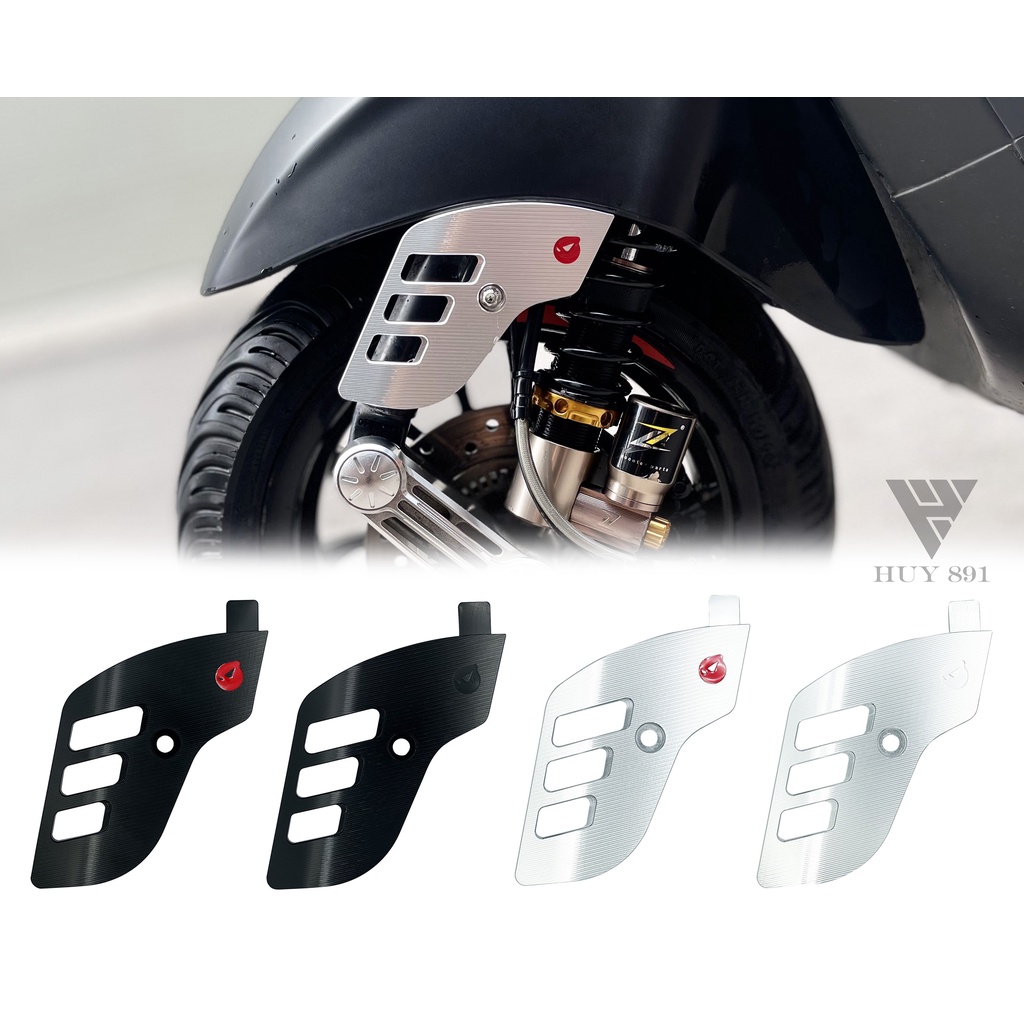 ผ้าคลุมส้อมอลูมิเนียม cnc คุณภาพสูง Maru สําหรับ Vespa Sprint ทุกรุ่น