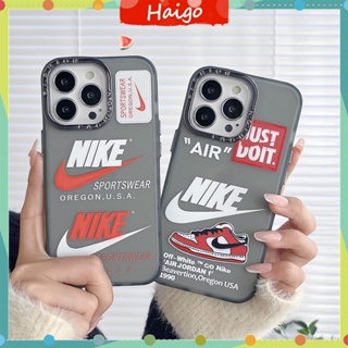 เคสโทรศัพท์มือถือ พลาสติกแข็ง ลาย N1KE JUST DO IT แฟชั่น สําหรับ iPhone 15 14 13 12 Mini 11 PRO MAX 6 6s 7 8plus SE2 X XS XR XSMAX #HG5736