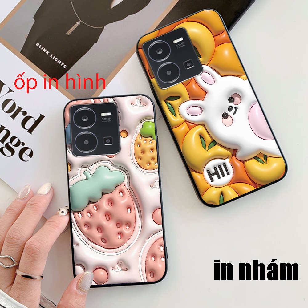 เคส Vivo y35 4g / y55 2022 4g / vivo y55 2022 5g พิมพ์ลายผลไม้ 3d ล่าสุด