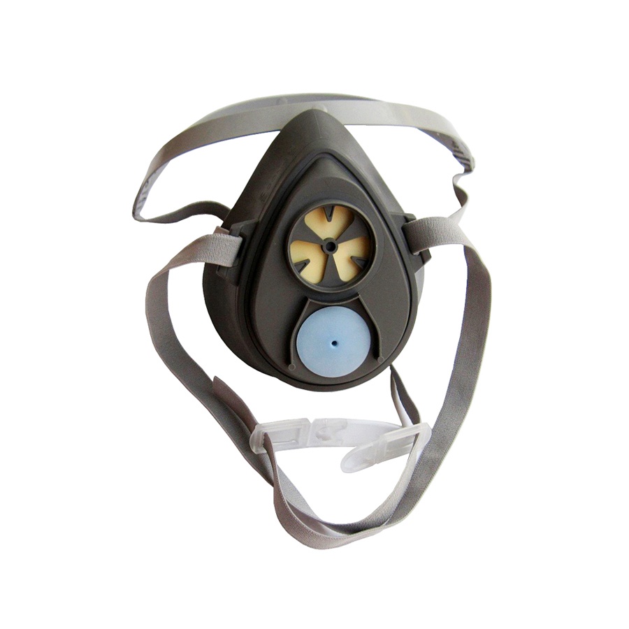 HALF FACE MASK USING 1 3M REUSABLE HALF FACE MASK RESPIRATOR 3100 LEHIENSHOP