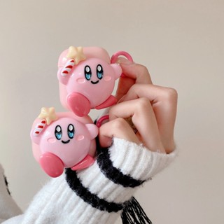 เคสหูฟังบลูทูธ tpu นิ่ม ป้องกัน ลายการ์ตูน Kirby Star น่ารัก สําหรับ airpods 1 2 pro 2 3