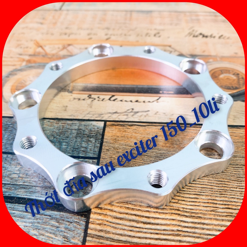 เขียงหลัง 10 มม. ติดบนเขียง Ex150_CNC ติดด้วยส้อม EX150