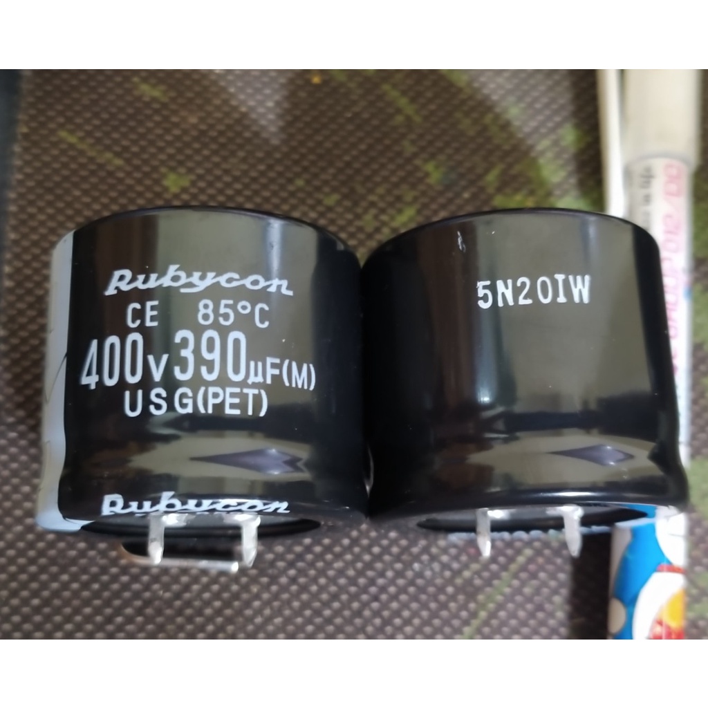 Rubycon Capacitor 390uF 400V - ของแท้