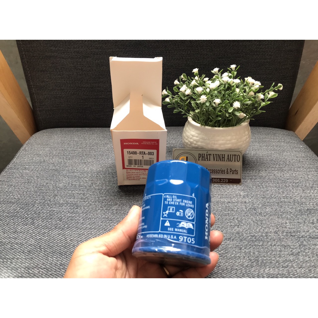 กรองน้ํามันเครื่อง กรองน้ํามันเครื่อง Honda CRV, Civic, City, Accord, Jazz (Ms:15400RTA004,15400RTA0
