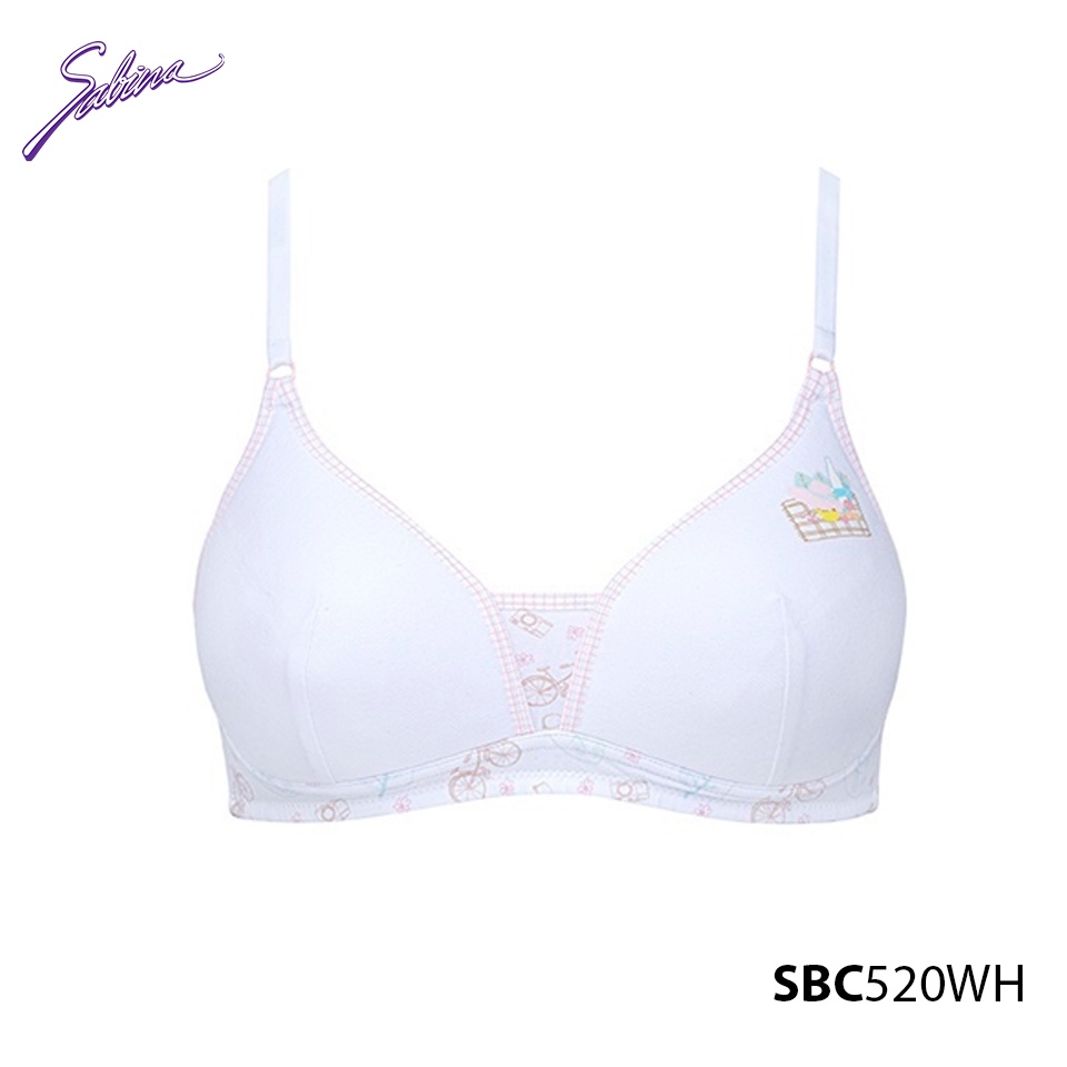 Cool Teen By Sabina SBC520WH White Thin Cushion Bra