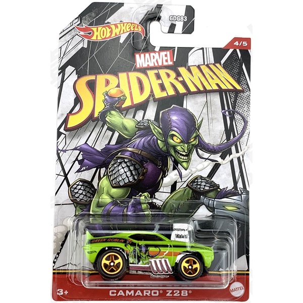 Hot Wheels 1969 69 Camaro Z28 (Tooned) โมเดลรถกล้ามเนื้อโพนี่