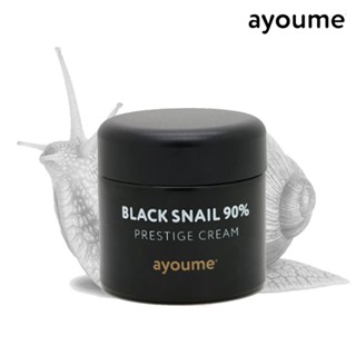 Ayoume Black Snail Prestige ครีมบํารุงผิวหน้า 70 มล. Vitality Nurishing เครื่องสําอางเกาหลี ดูแลผิวหน้า