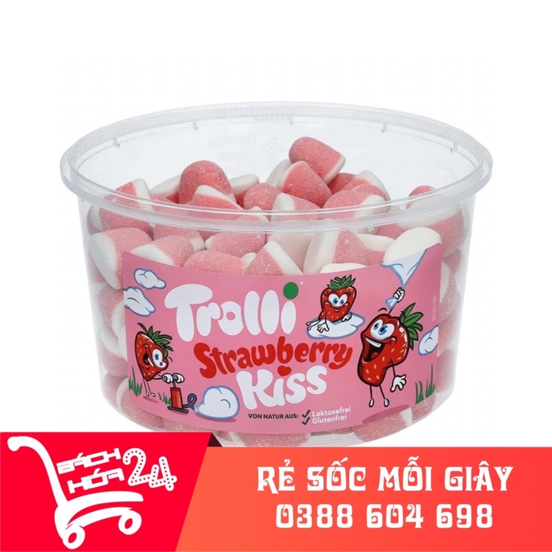 Strawberry Kiss Trolli Marshmallows- สตรอเบอร ์ รี ่ คิส
