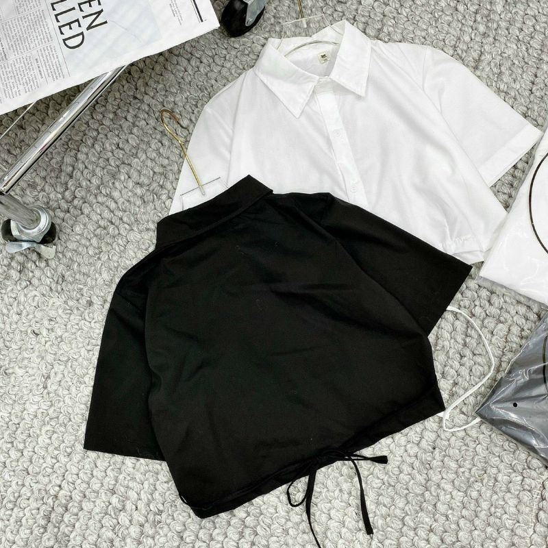 BEAUTIFUL WAIST STRAP SHIRT SM20