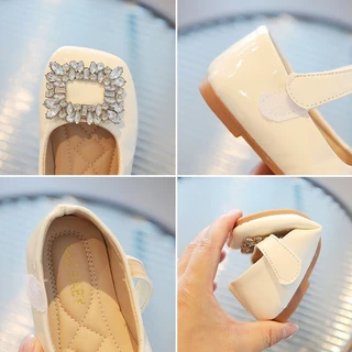 พร้อมส่ง รองเท้านักเรียนแฟชั่น แบบนิ่ม ใส่สบาย สไตล์อังกฤษ สําหรับเด็ก