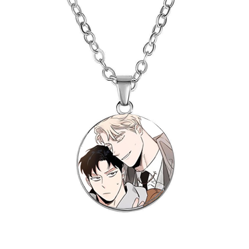 สร้อยคอพิมพ์ลายตัวอักษร ROSES AND CHAMPAGNE ROSES AND Wine อุปกรณ์เสริมเครื่องประดับ chibi mnhwa BL 