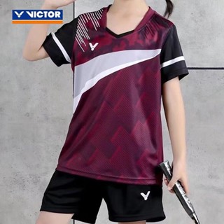 Victory เสื้อยืดลําลอง แขนสั้น ระบายอากาศ ใส่สบาย สําหรับเด็ก เหมาะกับการเล่นกีฬาแบดมินตัน 3633B