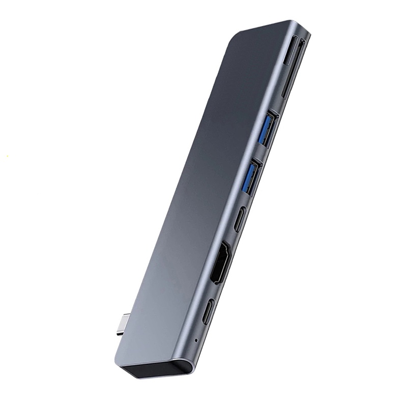 7-in-1 ฮับแปลงคอมพิวเตอร์ 3.0 * 2 Thunderbolt 3 สําหรับ MacBook Apple