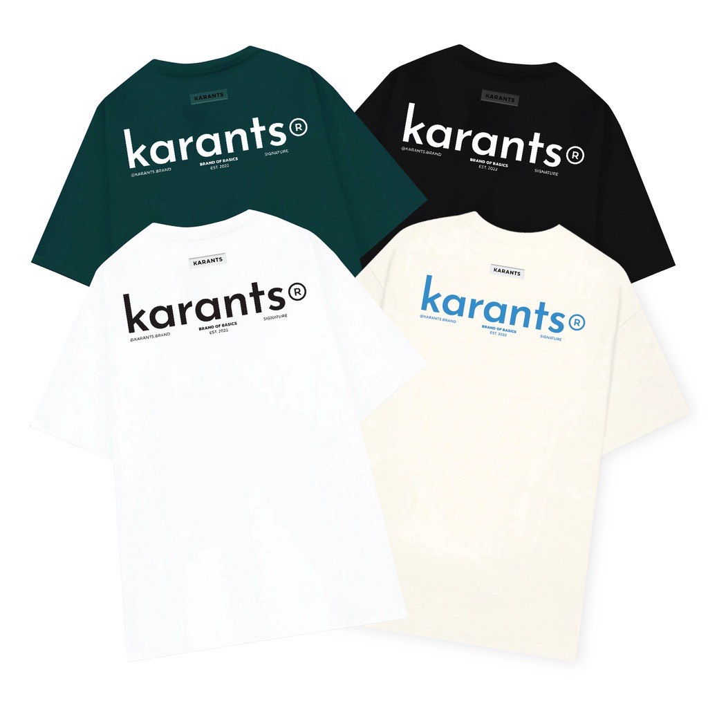 [ผลิตภัณฑ์พรีเมี่ยม] เสื้อยืด Unisex Local KARANT ผ้าคอตตอน 100% คุณภาพสูงสําหรับผู้ชายและผู้หญิง